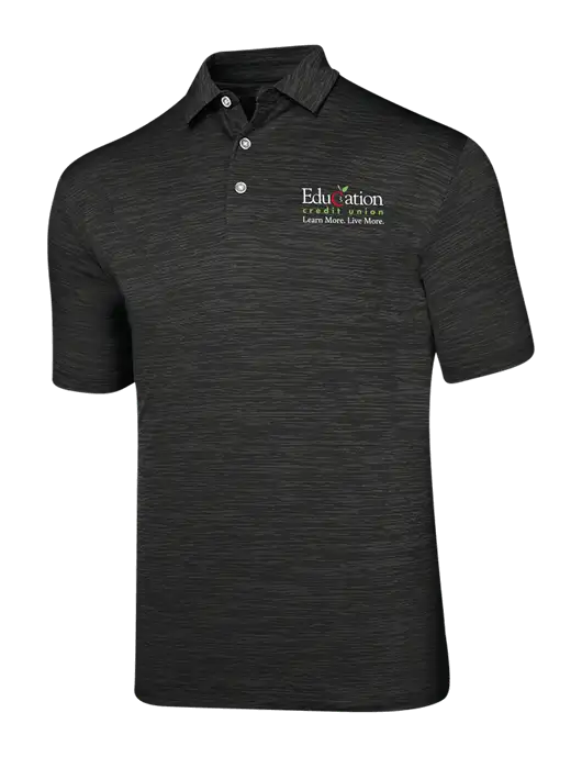 Callaway Black Broken Stripe w/Education Credit Union Logo