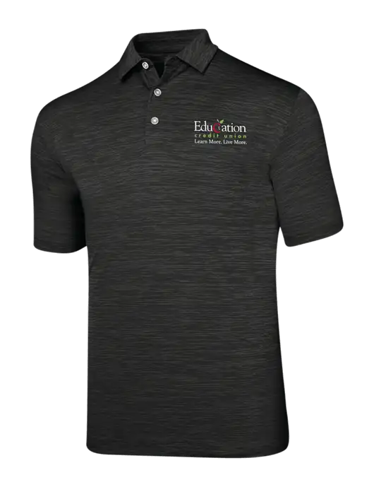 Callaway Black Broken Stripe w/Education Credit Union Logo