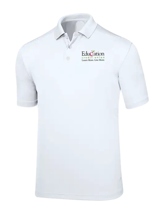 Callaway Core Bright White Performance Polo w/Education Credit Union Logo
