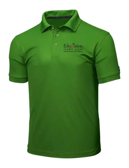 OGIO Dark Kelly Green Caliber 2.0 Polo w/Education Credit Union Logo