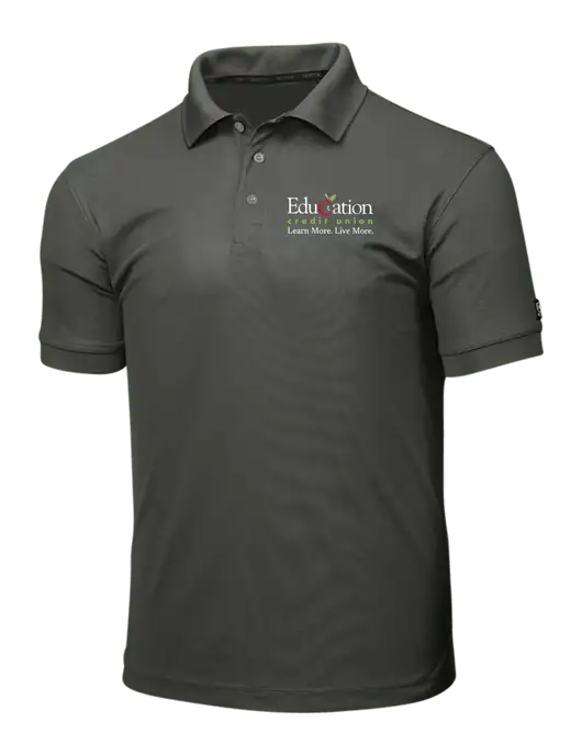 OGIO Medium Grey Caliber 2.0 Polo w/Education Credit Union Logo