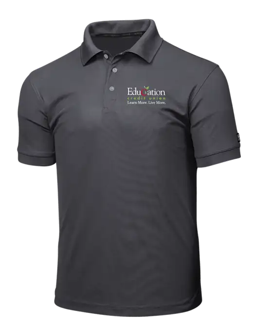 OGIO Charcoal Grey Caliber 2.0 Polo w/Education Credit Union Logo