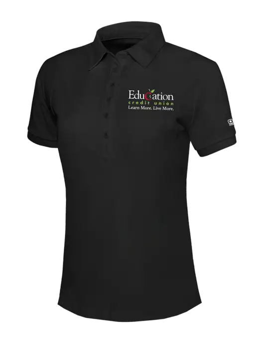 OGIO Womens Blacktop Jewel Polo w/Education Credit Union Logo