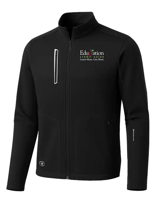 OGIO Blacktop Endurance Fulcrum Full-Zip w/Education Credit Union Logo