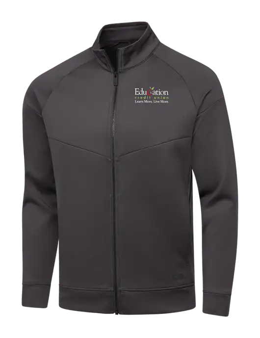 OGIO Dark Grey Endurance Modern Performance Full-Zip w/Education Credit Union Logo
