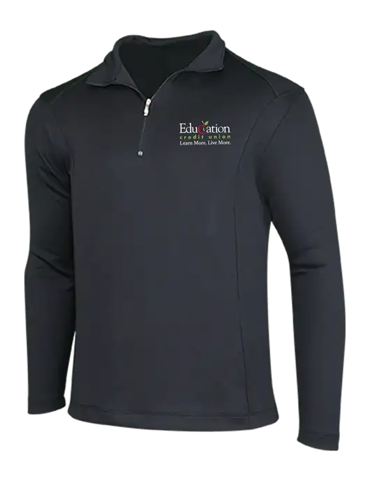 NIKE Black Sport Cover-Up w/Education Credit Union Logo