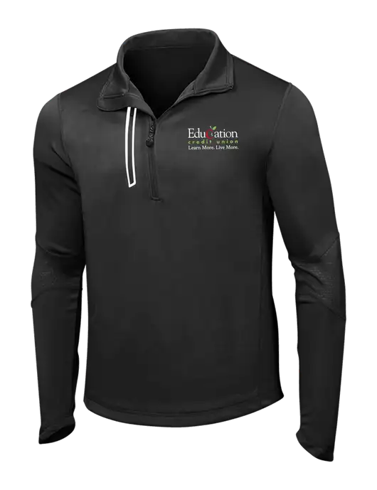 OGIO Blacktop Endurance Fulcrum 1/4 Zip w/Education Credit Union Logo