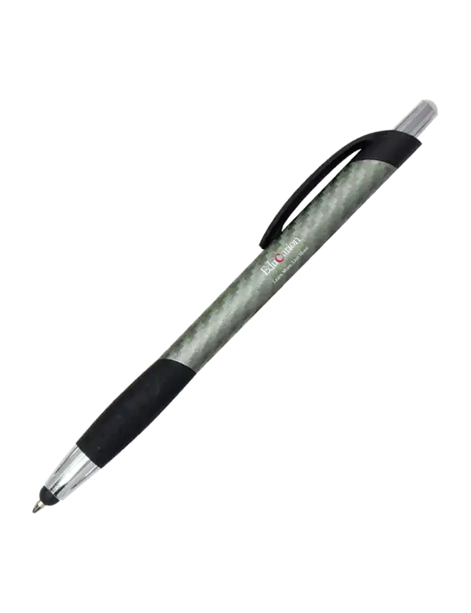 Sunray Gunmetal Stylus Pen w/Education Credit Union Logo