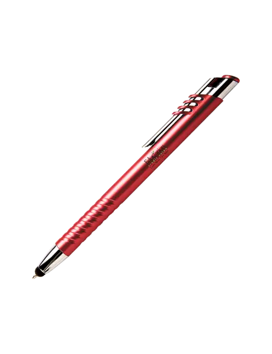 Schirhart Red Stylus Pen - Blue Ink w/Education Credit Union Logo