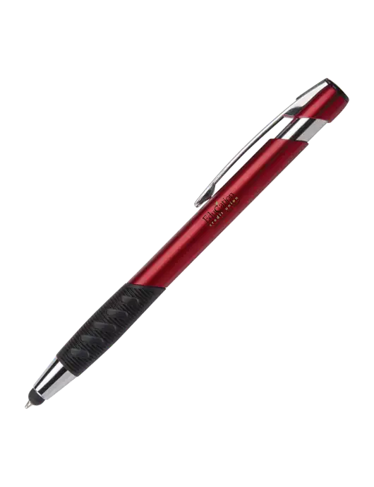 Alize Red Stylus Black Ink Pen w/Education Credit Union Logo