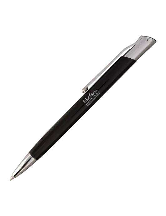 San Malo Black Pen - Black Ink w/Education Credit Union Logo