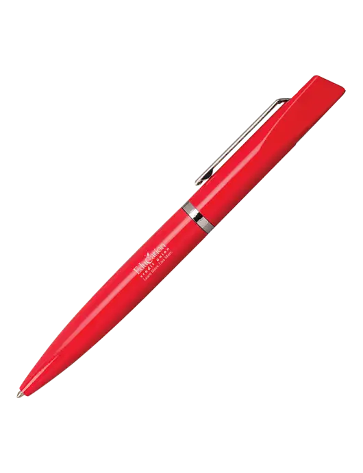 Santos Red Pen - Black Ink w/Education Credit Union Logo