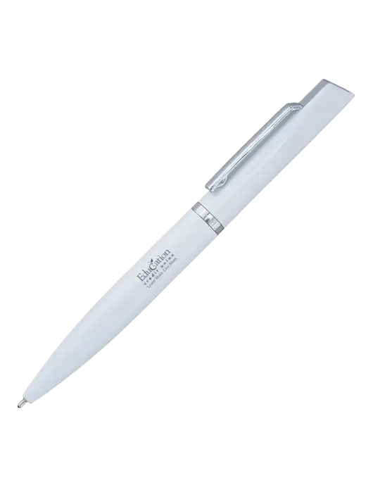 Santos White Pen - Black Ink w/Education Credit Union Logo