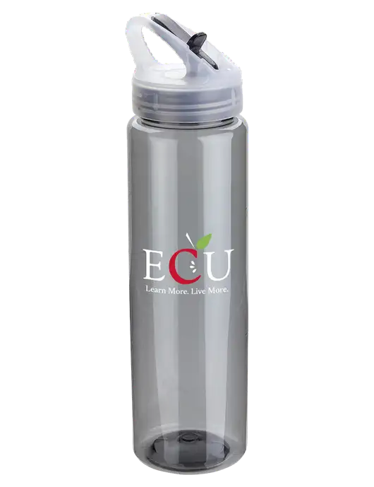 Buddy Smoke 32 oz PET Bottle with Flip Lid w/Education Credit Union shortened Logo