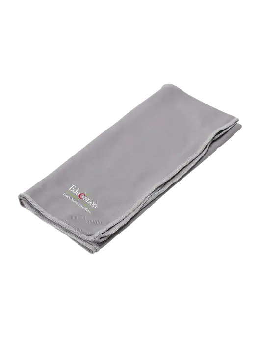Eclipse Grey Copper Infused Cooling Towel w/Education Credit Union Logo