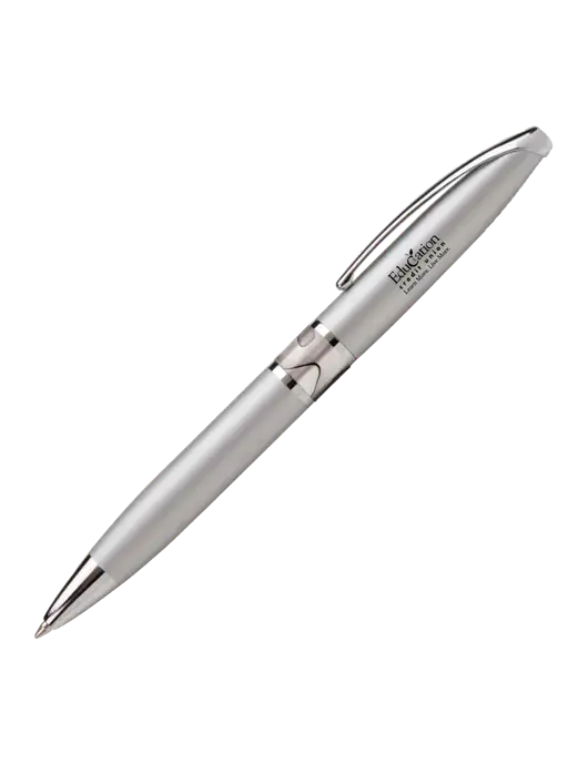 Illusion Silver Pen - Black Ink w/Education Credit Union Logo