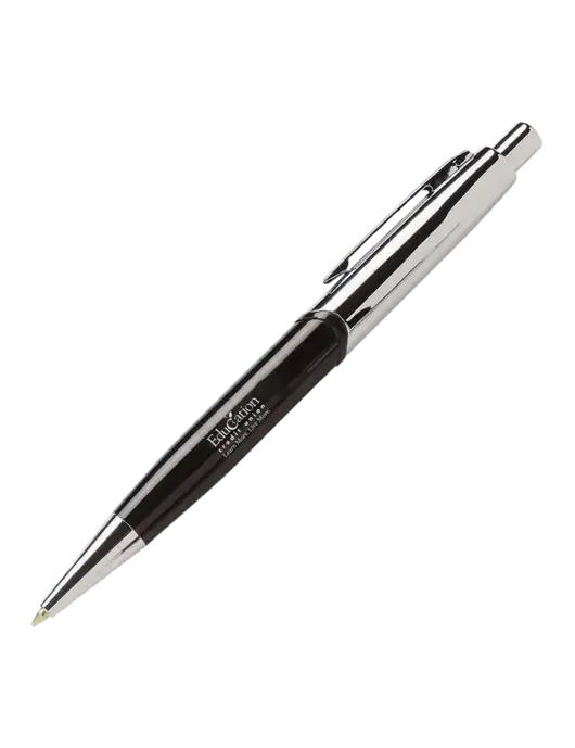 Chimera Black Pen - Black Ink w/Education Credit Union Logo