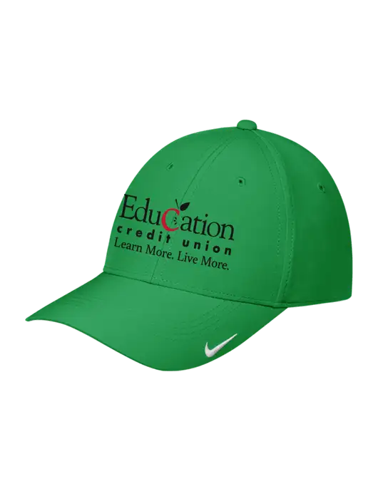 Nike Kelly Green Dri-FIT Legacy Cap w/Education Credit Union Logo