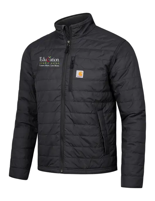 Carhartt Black Gilliam Jacket w/Education Credit Union Logo