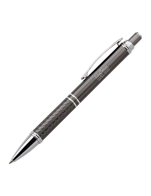 Dark Grey Stellar Scribe Pen - Black Ink w/Education Credit Union Logo