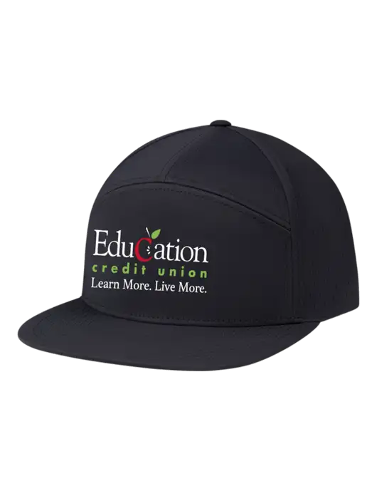 Richardson Black Cannon Cap w/Education Credit Union Logo