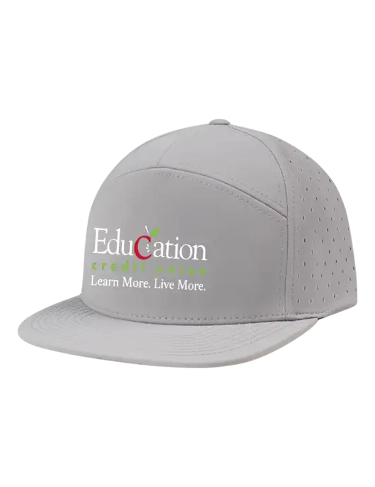 Richardson Light Grey Cannon Cap w/Education Credit Union Logo