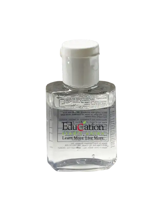 Mini Hand Sanitizer w/Education Credit Union Logo