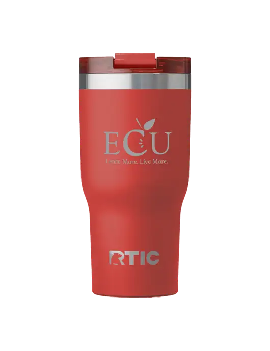 RTIC Essential 30 oz Red Tumbler w/Education Credit Union shortened Logo