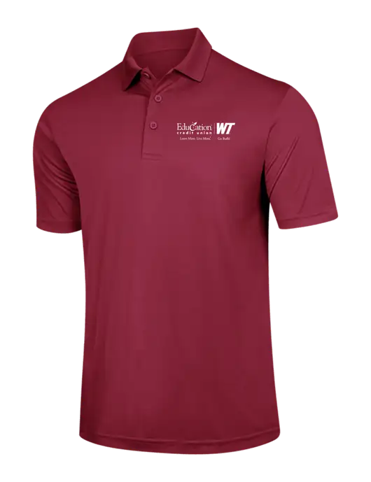 Cardinal PosiCharge Competitor Polo w/ECU/WT Logo